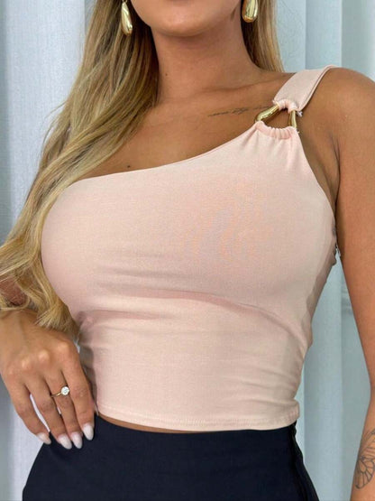 Cropped Top Mula Manca Argola Dourada