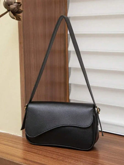 Bolsa Baguete Feminina de Ombro Elegante com Alça Regulável