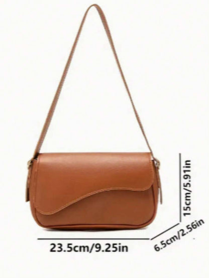 Bolsa Baguete Feminina de Ombro Elegante com Alça Regulável