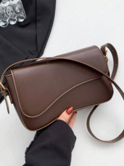 Bolsa Baguete Feminina de Ombro Elegante com Alça Regulável