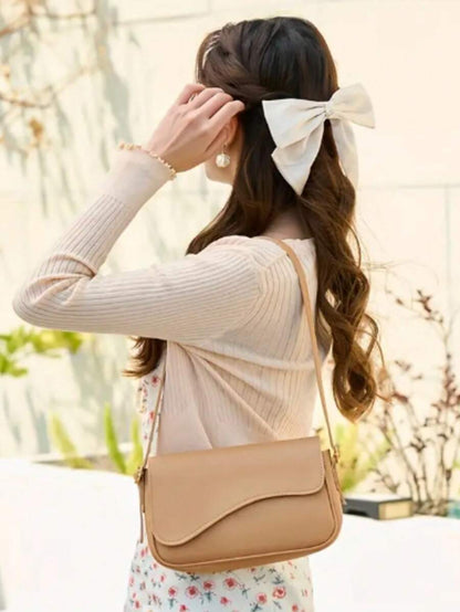 Bolsa Baguete Feminina de Ombro Elegante com Alça Regulável