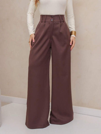 Calça Pantalona Feminina Alfaiataria Social