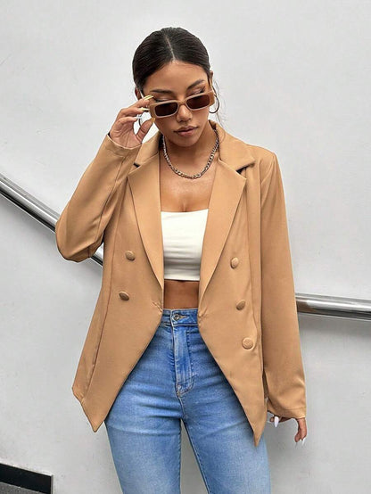 Blazer Feminino Elegante de Alfaiataria em Tecido Premium