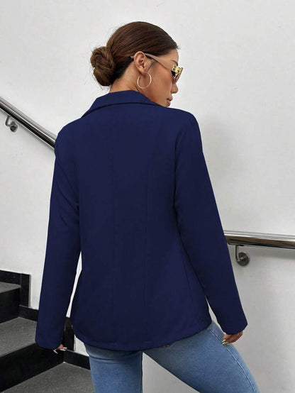 Blazer Feminino Elegante de Alfaiataria em Tecido Premium