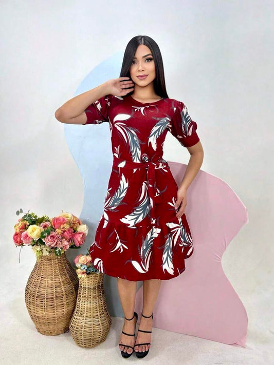 Vestido Midi Leve Feminino