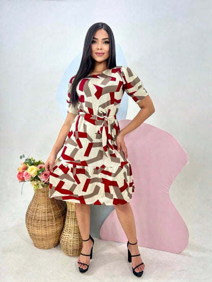 Vestido Midi Leve Feminino