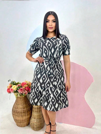 Vestido Midi Leve Feminino