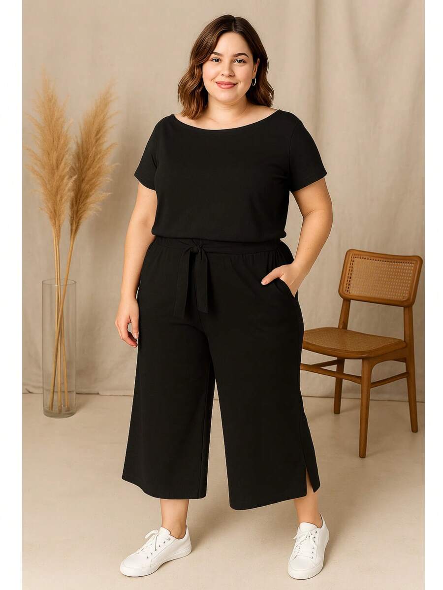 Conjunto Pantacourt Plus Size