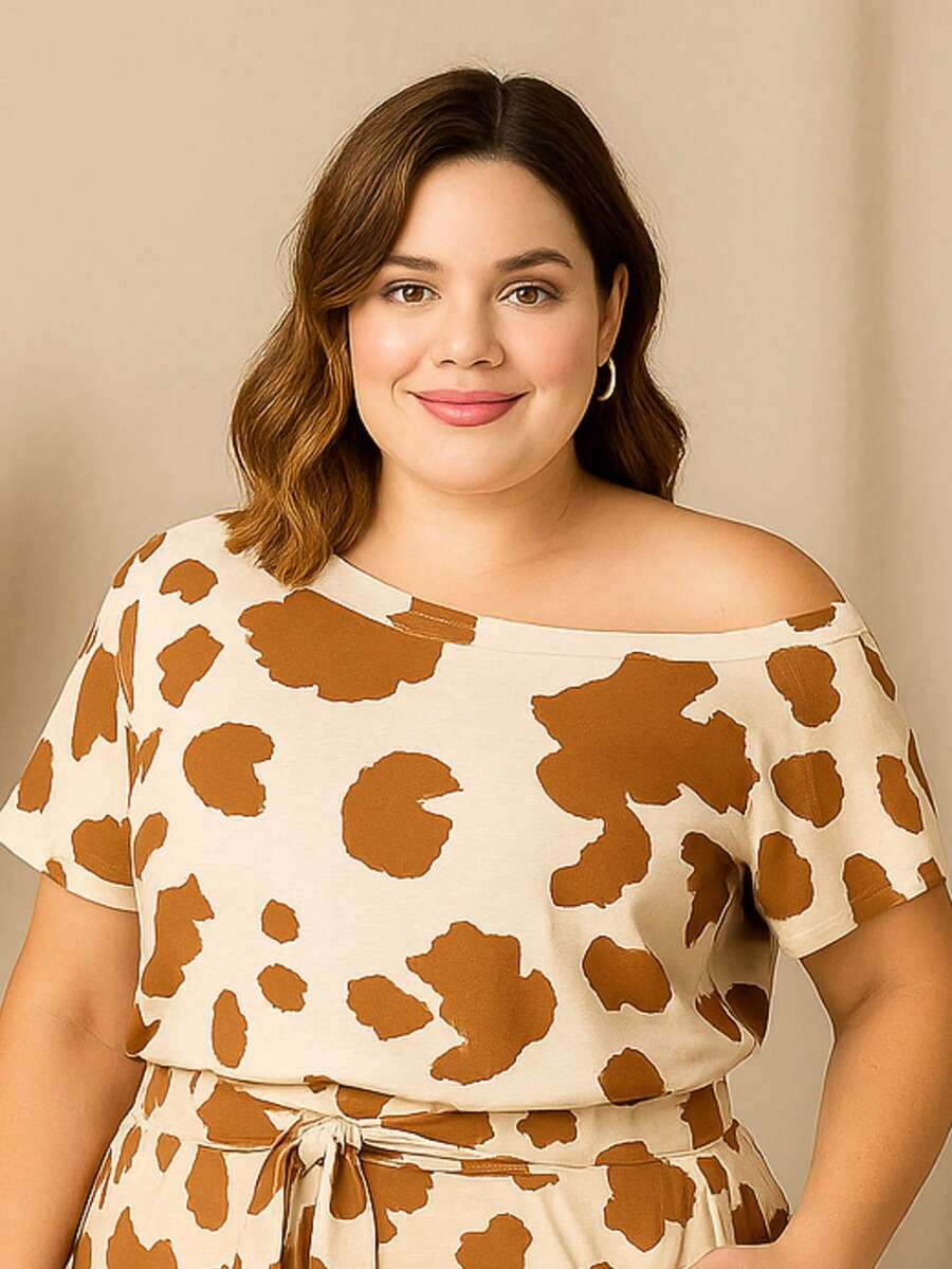 Kit 2 Blusas Femininas Plus Size Manga Curta