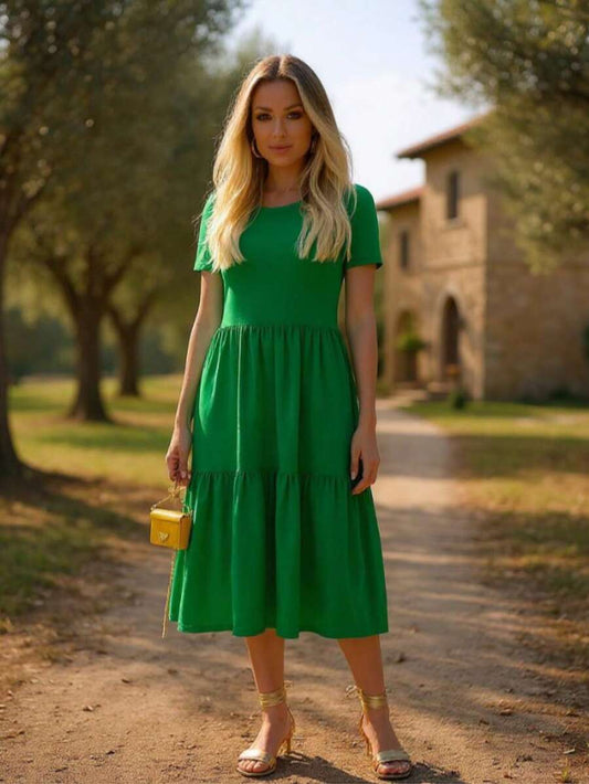 Vestido Midi Curto Feminino