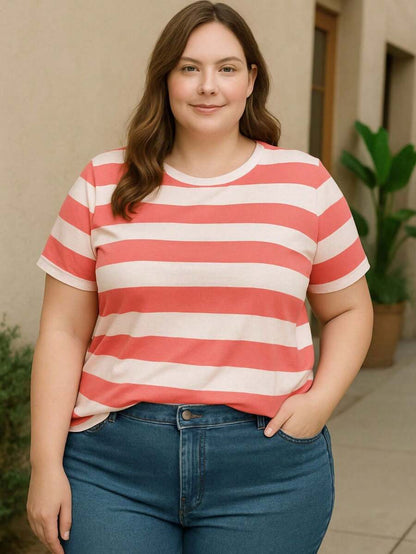 T-Shirt Plus Size Feminina Estampada