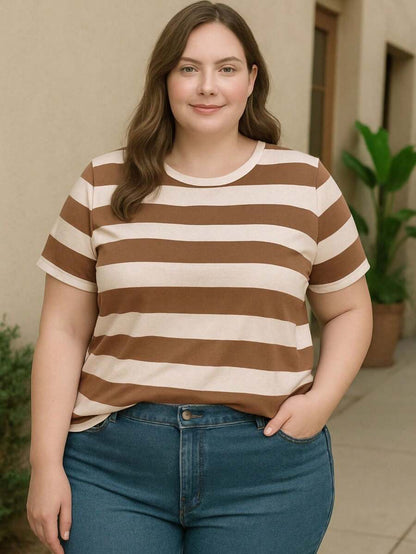 T-Shirt Plus Size Feminina Estampada