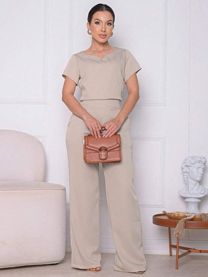 Conjunto Feminino Alfaiataria Calça e Blusa