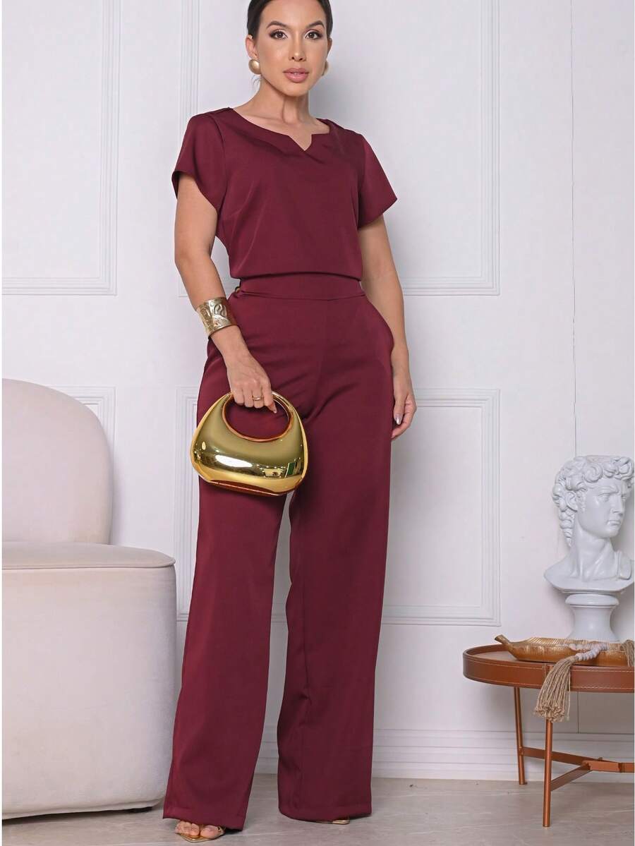 Conjunto Feminino Alfaiataria Calça e Blusa