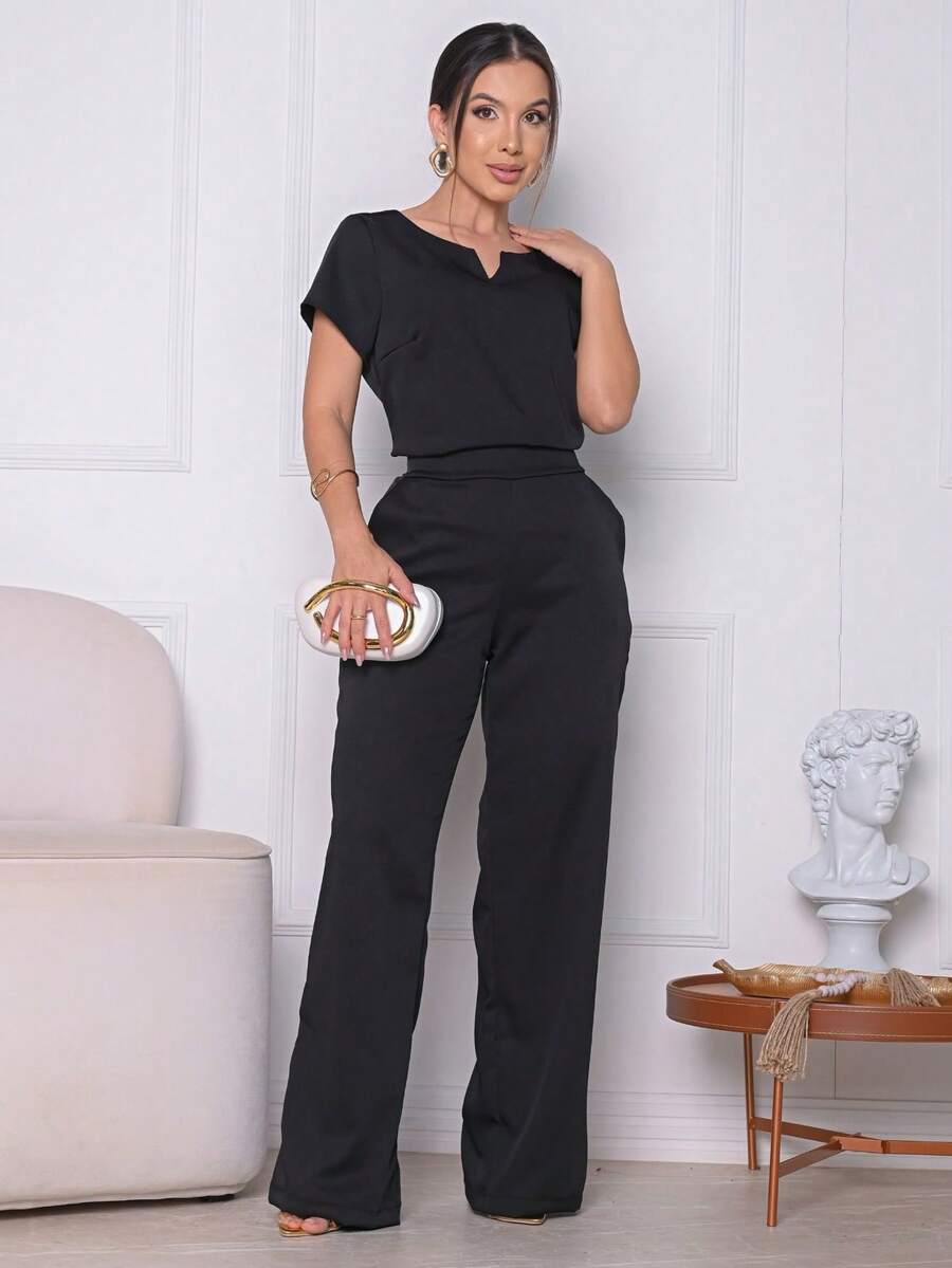 Conjunto Feminino Alfaiataria Calça e Blusa