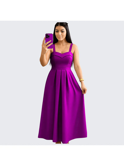 Vestido Feminino Longo Luxo em Tecido Duna Linho