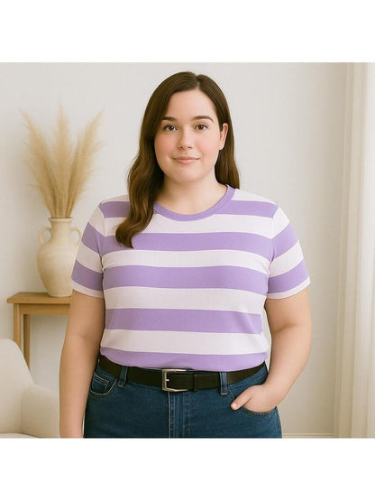 T-Shirt Plus Size Feminina Estampada