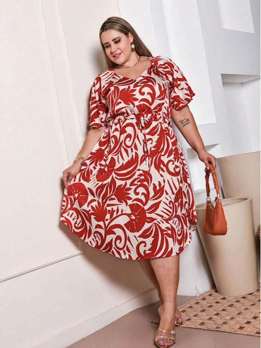 Vestido Plus Size Feminino Médio