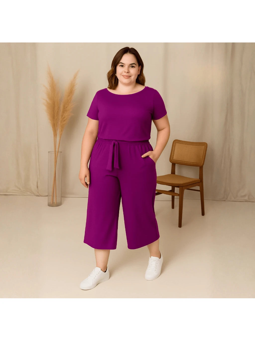 Conjunto Pantacourt Plus Size