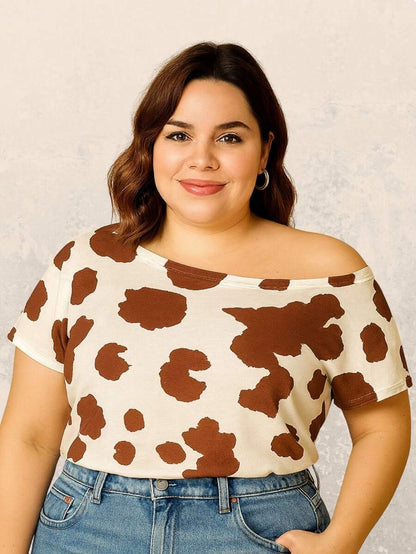 Kit 2 Blusas Femininas Plus Size Manga Curta