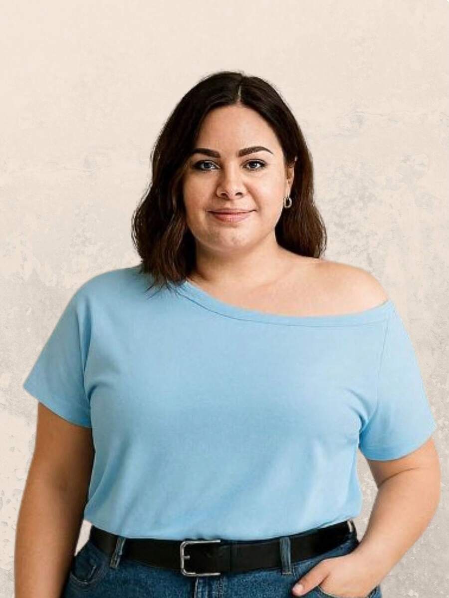 Kit 2 Blusas Femininas Plus Size Manga Curta