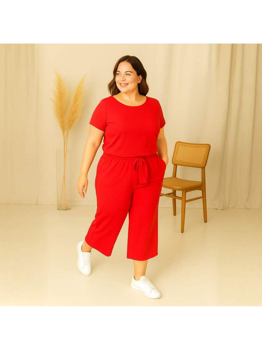 Conjunto Pantacourt Plus Size
