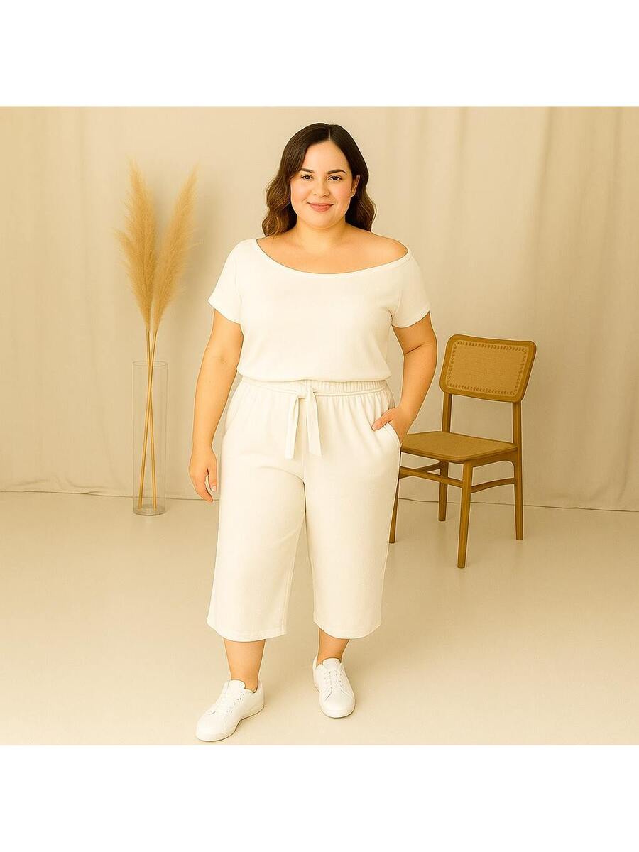 Conjunto Pantacourt Plus Size