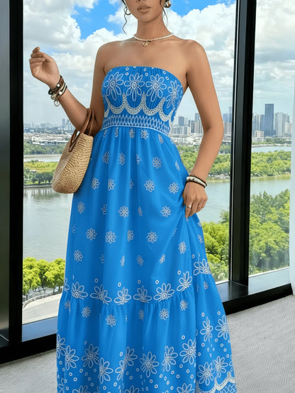 Vestido Tubinho Feminino Longo Estampa Barroco