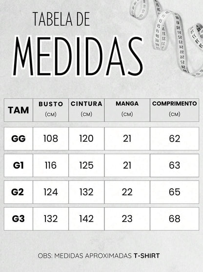 T-Shirt Plus Size Feminina Estampada