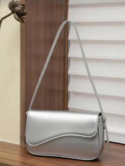 Bolsa Baguete Feminina de Ombro Elegante com Alça Regulável