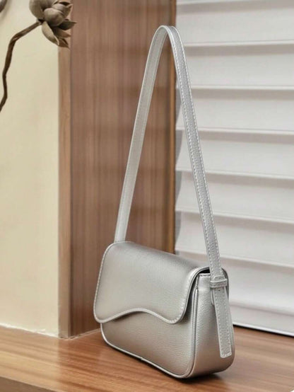 Bolsa Baguete Feminina de Ombro Elegante com Alça Regulável