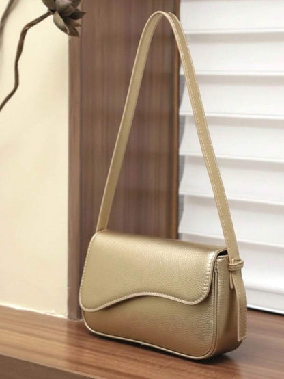 Bolsa Baguete Feminina de Ombro Elegante com Alça Regulável
