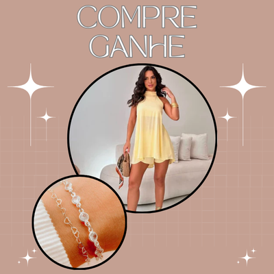 Na compra do Conjunto Crepe Duna Premium Frente Única, você ganha um Kit com 2 Pulseiras Prata 925