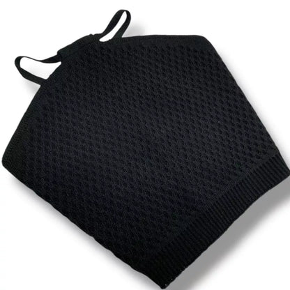 Top Cropped Tricot Modal Premium Triângulo Frente Única