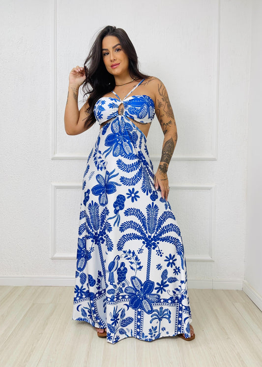 Vestido Longo Isabela Grécia Simples Glamour