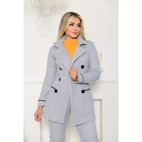 Casaco Sobretudo Moletom Lindo Feminino Moda Blogueira Inverno