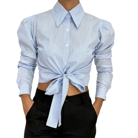 Cropped Feminina social Manga longa