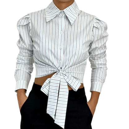 Cropped Feminina social Manga longa