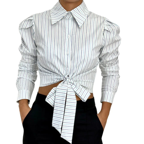 Cropped Feminina social Manga longa