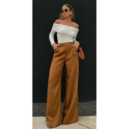 Blusa Ombro a Ombro Ciganinha Manga Comprida Moda Gringa