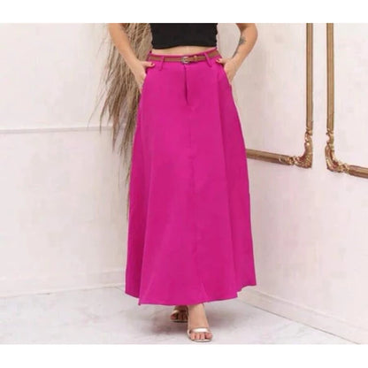 Saia Longa Feminina Alfaiataria