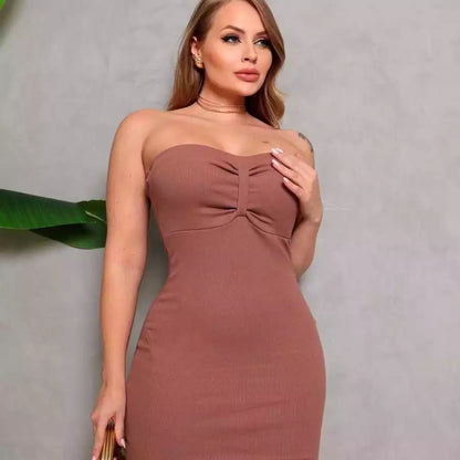 Vestido Longo Feminino  Mídi Tomara Que Caia Com Bojo