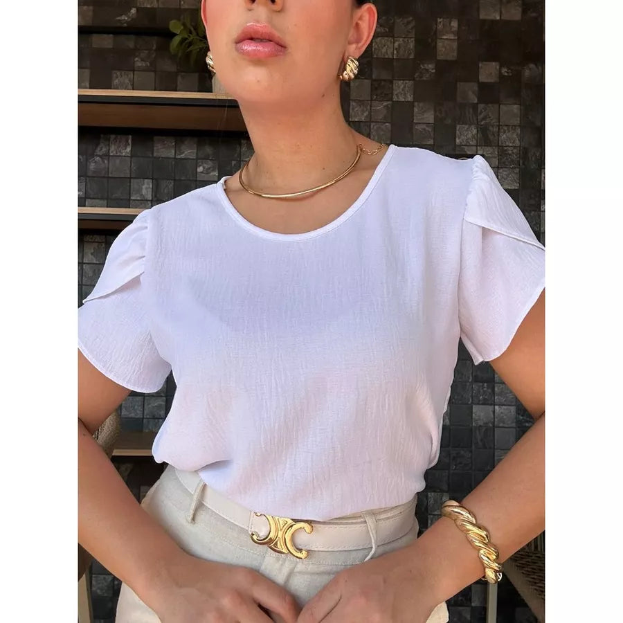 Blusa Feminina Manga Bufante