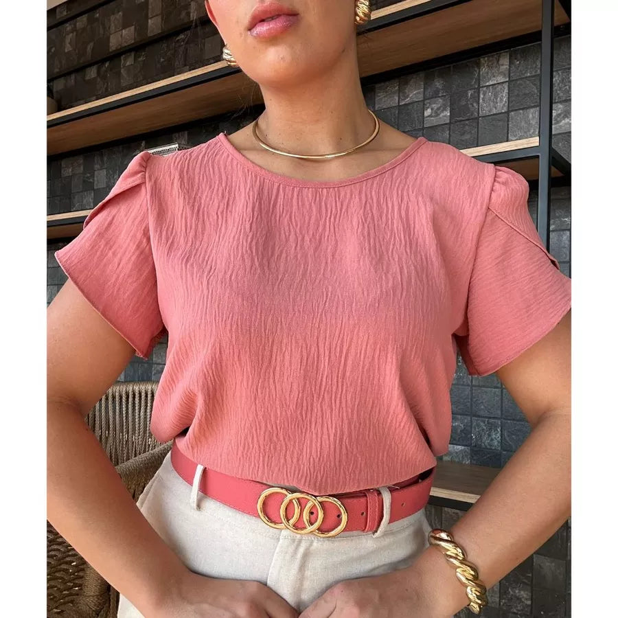 Blusa Feminina Manga Bufante