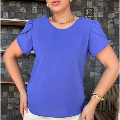 Blusa Feminina Manga Bufante