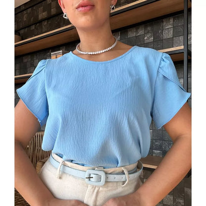 Blusa Feminina Manga Bufante