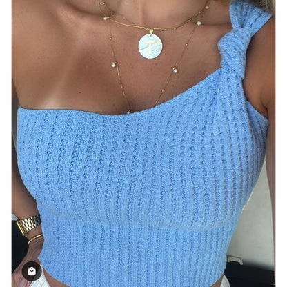 Cropped Modal Um Ombro com Nó