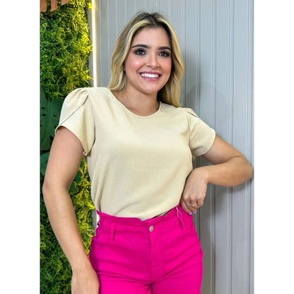 Blusa Feminina Manga Bufante
