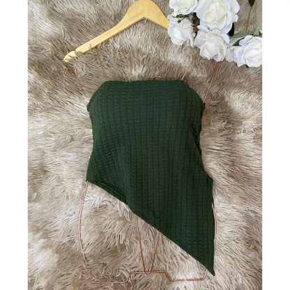 Blusa Tomara que Caia Assimétrica Bubble