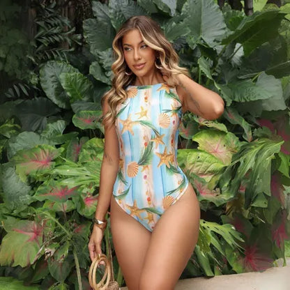 Body Maiô Feminino com Bojo Estampado